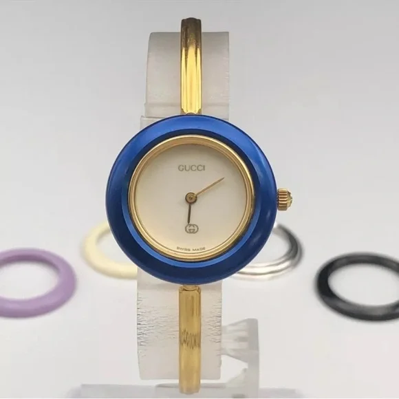 Gucci Luxury Statement Watch Vintage Highly Collectible - Picture 3 of 13